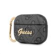 Husa Airpods Pro Guess 4G Script Logo Gri