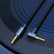 Cablu Jack 3.5mm Mcdodo Audio Diamond Series Right Angle Black
