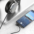 Cablu Jack 3.5mm Mcdodo Audio Diamond Series Right Angle Black