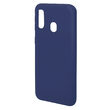 Husa Samsung Galaxy A40 Lemontti Silicon Silky Albastru Inchis