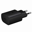 Set Incarcator Retea Samsung Original Travel cu cablu Type-C, Fast Charging, 25W, Blackl Retea Type-C 25W Samsung Travel Fast Charging Black