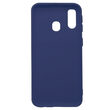 Husa Samsung Galaxy A40 Lemontti Silicon Silky Albastru Inchis