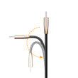 Cablu MicroUSB Mcdodo Zn-Link Silver Pink (1.5m, 2.4A max)