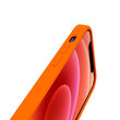 Husa iPhone 12 Mini Lemontti Liquid Silicon Orange