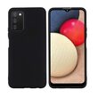 Husa Samsung Galaxy A03s Lemontti Silicon Silky Negru