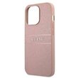 Husa iPhone 13 Pro Guess PU Leather Saffiano Roz