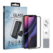 Folie iPhone 11 / XR Eiger Sticla Curbata 3D Clear Black