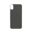 Husa iPhone X / XS Lemontti Silicon Vellur Gri Inchis