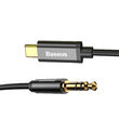 Cablu Type-C la Jack 3.5mm Baseus Yiven Black
