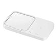 Incarcator Original Duo Pad Samsung Wireless 15W cu incarcare rapida Alb (incarcator priza inclus)