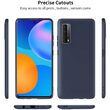Husa Huawei P Smart 2021 Lemontti Silicon Silky Bleumarin