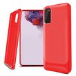 Husa Samsung Galaxy S20 Enkay Carbon Fiber Red