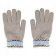 Lemontti Manusi Touchscreen Grey with Flower