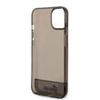 Husa iPhone 14 Guess Camera Outline Translucent Negru