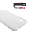 Husa Samsung Galaxy A01 Lemontti Silicon Silky Semitransparent Alb