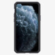 Husa iPhone 11 Pro Max IT Skins Hybrid Solid Plain Black & Transparent (antishock)