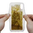 Husa iPhone XS / X Lemontti Liquid Sand Unicorn Glitter