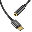 Adaptor Type-C la port Jack 3.5mm Baseus L54 Black