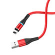 Cablu Borofone BU16 Skill USB la Lightning, 1.2m Rosu
