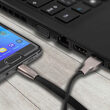 Cablu MicroUSB Xenic Fast Black (1.2m, nickel plated connectors)