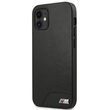Husa iPhone 12 Mini BMW Smooth PU Negru