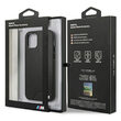 Husa iPhone 12 Mini BMW Smooth PU Negru
