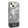 Husa iPhone 14 Plus Guess TPU Toile De Jouy Gri