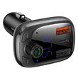 Modulator FM Audio Baseus T Typed MP3 PPS Quick Charger 3 Ports Black