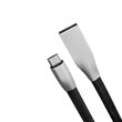 Cablu MicroUSB Xenic Fast Black (1.2m, nickel plated connectors)