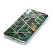 Husa Huawei Y7 2019 Lemontti Plating Marble Pattern Soft Green