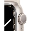 Apple Watch 7, GPS, Carcasa Starlight Aluminium 41mm, Starlight Sport Band