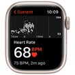 Apple Watch 7, GPS, Carcasa Starlight Aluminium 41mm, Starlight Sport Band