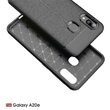 Husa Samsung Galaxy A20e Lemontti Litchi Black