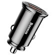 Incarcator Auto Baseus Quick Charger Dual USB 30W Black