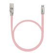 Cablu MicroUSB Mcdodo Zn-Link Silver Pink (1.5m, 2.4A max)