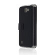 Husa LG K4 Just Must Book Slim Negru (silicon in interior)
