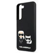 Husa Samsung Galaxy S22 Plus Karl Lagerfeld Silicon Karl & Choupette Negru