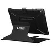 UAG Husa Book Metropolis Series iPad 10.2 inch(7th, 8th Gen, 9th Gen) Black (military drop tested, stand)