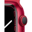 Apple Watch 7, GPS, Carcasa Red Aluminium 45mm, Red Sport Band