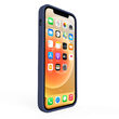Husa iPhone 12 Mini Lemontti Liquid Silicon Dark Blue