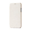 Husa iPhone X / XS Meleovo Smart Flip Gold (spate mat perlat si fata cu aspect metalic)