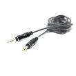 Cablu Jack 3.5mm Lemontti Audio Negru 1m