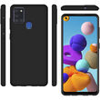 Husa Samsung Galaxy A21s Lemontti Silicon Silky Negru
