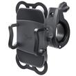 3mk Suport Telefon pentru Bicicleta, rotatie 360, stabil, compatibil cu telefoane intre 4,5-10 cm, Negru