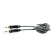 Cablu Jack 3.5mm Lemontti Audio Negru 1m