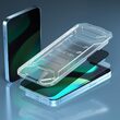 Folie Sticla iPhone 14 Plus / iPhone 13 Pro Max Devia Van Series Full Privacy, cu kit montare, Black