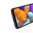 Husa Samsung Galaxy A21s Lemontti Liquid Silicon Dark Blue