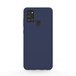 Husa Samsung Galaxy A21s Lemontti Liquid Silicon Dark Blue