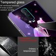 Husa Samsung Galaxy A30 Lemontti Electroplated Edge Blue Light Glass Peach Blossoms
