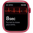 Apple Watch 7, GPS, Carcasa Red Aluminium 45mm, Red Sport Band